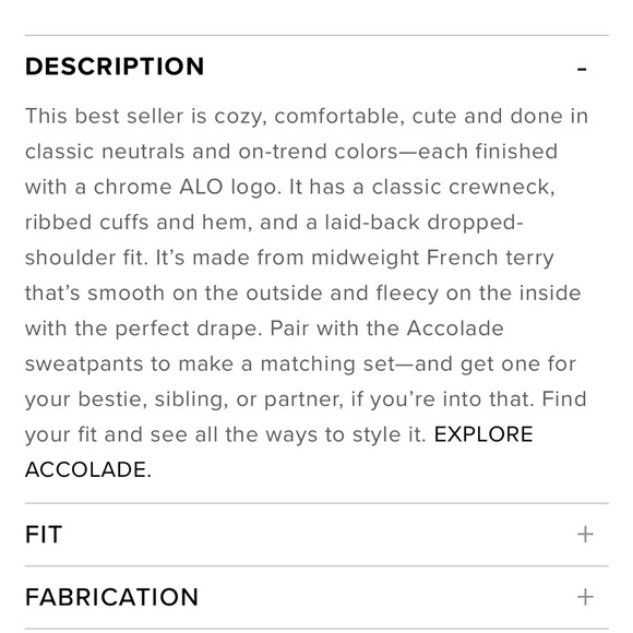 Alo Accolade Sweatshirt - Picture 4 of 8